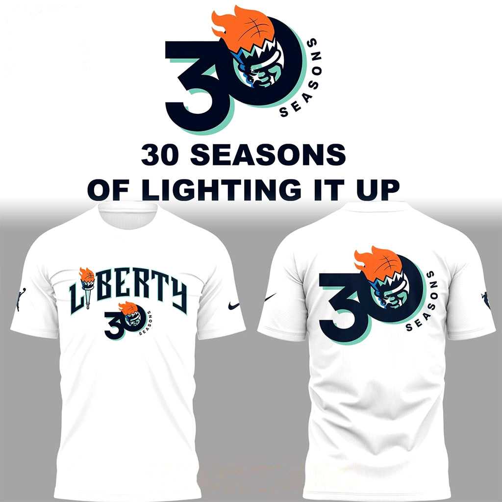 New York Liberty 30th Anniversary 2026 Night Tee Hoodie New York Liberty 30th Anniversary 2026 Night Tee Hoodie