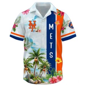 New York Mets Collection Summer Aloha 2026 Hawaiian Shirt Beach Shorts