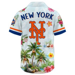 New York Mets Collection Summer Aloha 2026 Hawaiian Shirt Beach Shorts