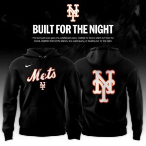 New York Mets Fashion Black Out 2026 Hoodie