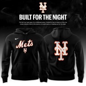 New York Mets Fashion Black Out 2026 Hoodie