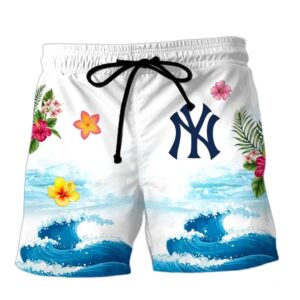 New York Yankees Summer Aloha 2026 Hawaiian Shirt Beach Shorts