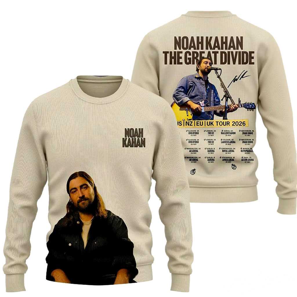 Noah Kahan The Great Divide American Tour 2026 T-Shirt Noah Kahan The Great Divide American Tour 2026 T-Shirt