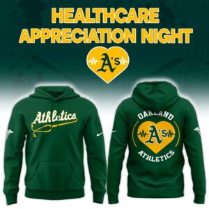 Oakland Athletics Healthcare Appreciation Night Hoodie Oakland Athletics Healthcare Appreciation Night Hoodie