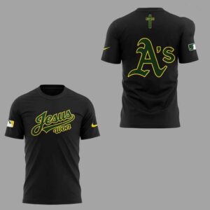 Oakland Athletics Jesus Won 2026 Tee Hoodie