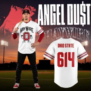 Ohio State Buckeyes 2026 Haywire Show 614 Custom Baseball Jersey