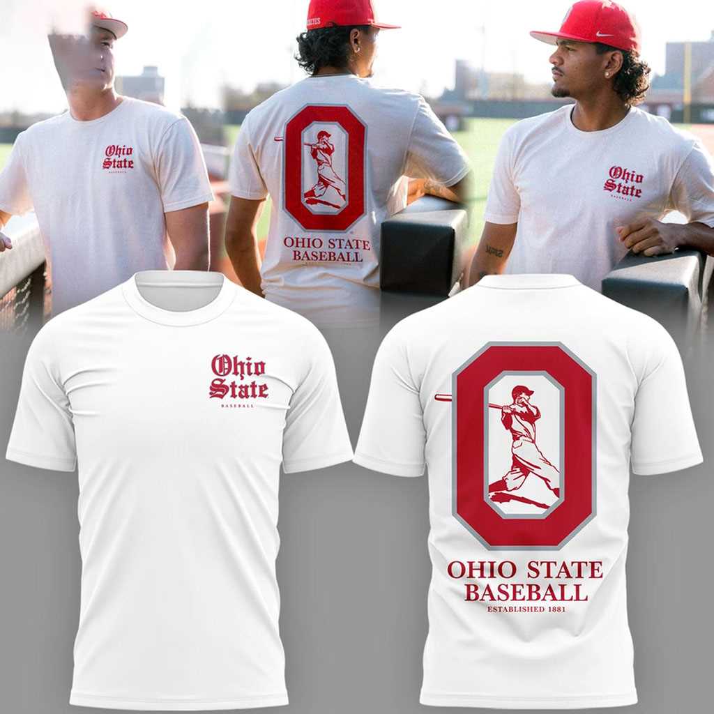 Ohio State Buckeyes Baseball 2026 New Season Tee Hoodie Ohio State Buckeyes Baseball 2026 New Season Tee Hoodie