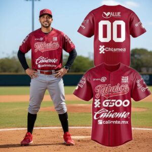 Olmecas Tabasco 2026 New Season Custom Baseball Jersey