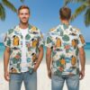 Multicoloured Crow Hawaiin T-Shirt