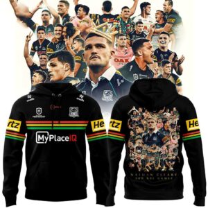 Penrith Panthers 2026 Nathan Cleary 200 NRL Games Tee Hoodie
