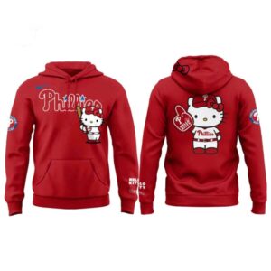 Philadelphia Phillies Hello Kitty 2026 Red Hoodie