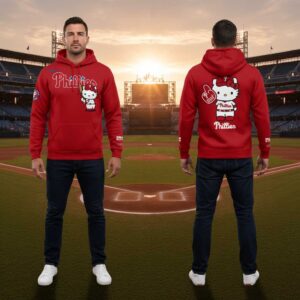 Philadelphia Phillies Hello Kitty 2026 Red Hoodie