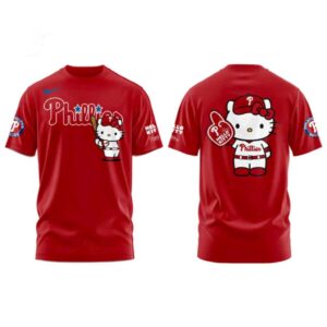 Philadelphia Phillies Hello Kitty 2026 Red Hoodie