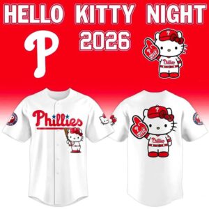 Philadelphia Phillies Hello Kitty Night 2026 Baseball Jersey