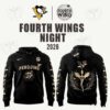 Pittsburgh Penguins Fourth Wings Night 2026 Black Hoodie