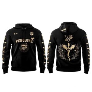 Pittsburgh Penguins Fourth Wings Night 2026 Black Hoodie