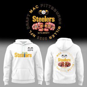 Pittsburgh Steelers Mac Miller 2026 White Tee Hoodie