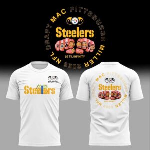 Pittsburgh Steelers Mac Miller 2026 White Tee Hoodie