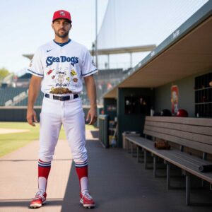 Portland Sea Dogs Peanuts Night 2026 MiLB Custom Baseball Jersey