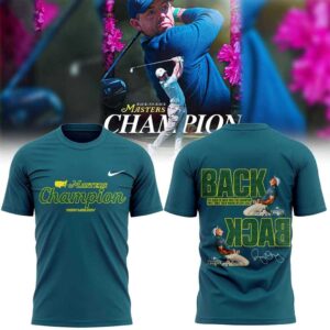 Rory McIlroy Masters Tournament Champion 2026 Tee Hoodie