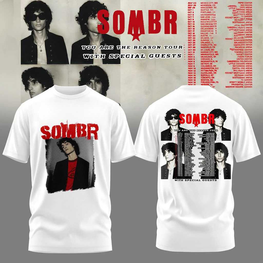 SOMBR You Are The Reason Tour Hoodie SOMBR You Are The Reason Tour Hoodie