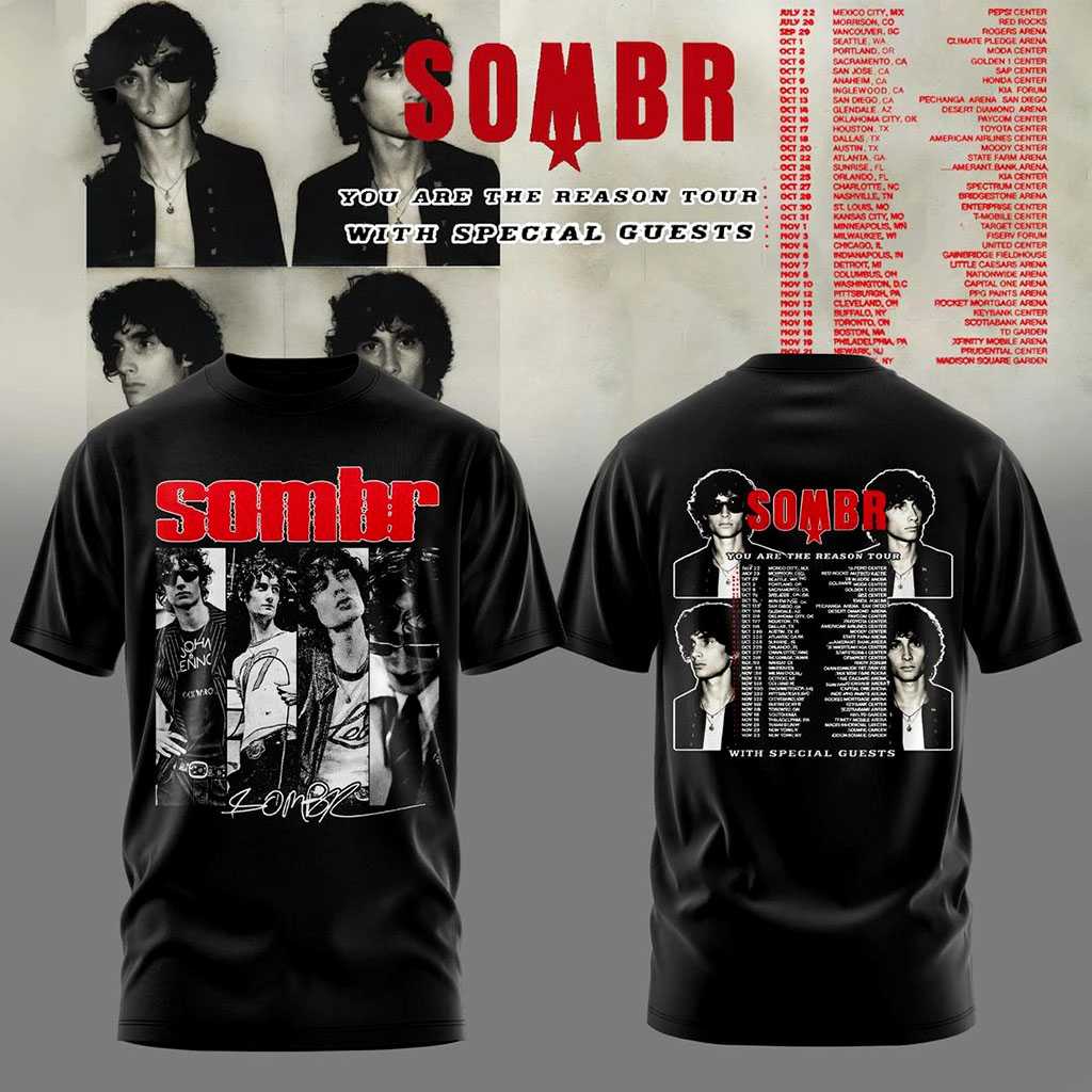 SOMBR You Are The Reason Tour Limited Edition Hoodie SOMBR You Are The Reason Tour Limited Edition Hoodie
