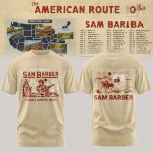 Sam Barber American Route Tour Tee Hoodie