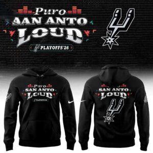 San Antonio Spurs 2026 Puro San Anto Loud Tee Hoodie