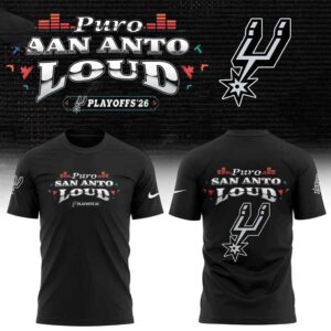 San Antonio Spurs 2026 Puro San Anto Loud Tee Hoodie