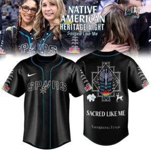 San Antonio Spurs Native American Heritage Night Baseball Jersey