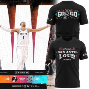 San Antonio Spurs Puro San Anto Loud NBA Playoffs Night 2026 Tee Hoodie