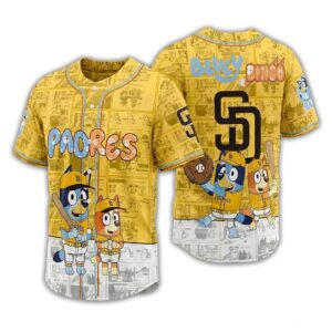 San Diego Padres Bluey Bingo 2026 Jersey