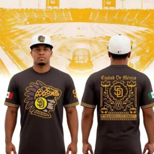 San Diego Padres MLB Mexico City Series 2026 Celebrate Tee Hoodie