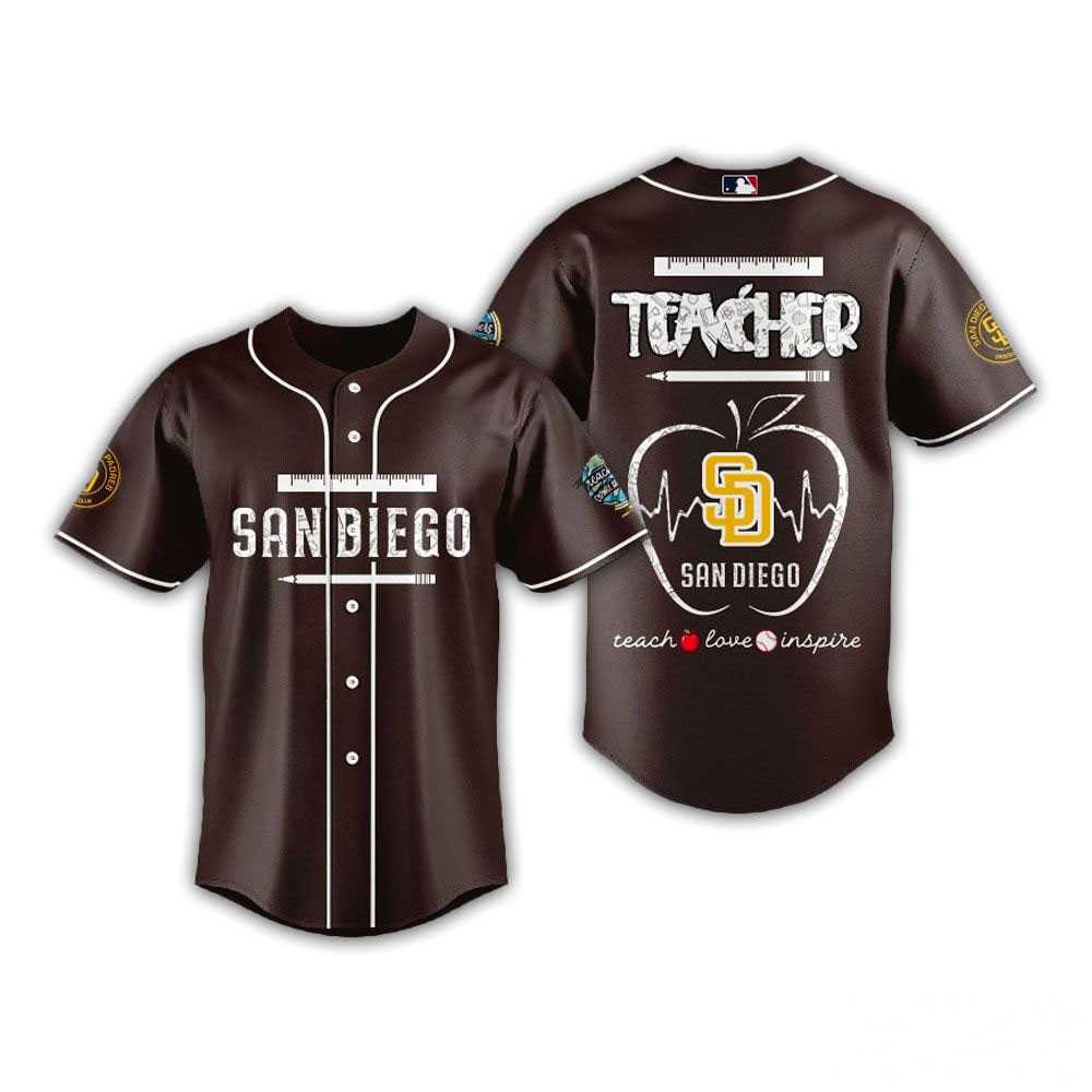 San Diego Padres Teacher Appreciation Day 2026 Jersey San Diego Padres Teacher Appreciation Day 2026 Jersey