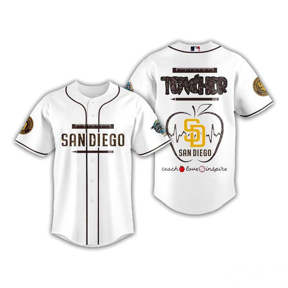 San Diego Padres Teacher Appreciation Day 2026 Jersey San Diego Padres Teacher Appreciation Day 2026 Jersey