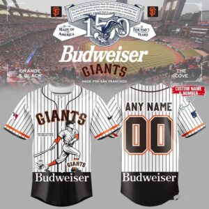 San Francisco Giants Budweiser 150 Years Jersey