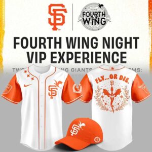 San Francisco Giants Fourth Wing Night 2026 Baseball Jersey