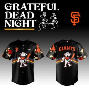 San Francisco Giants Grateful Dead Night 2026 Baseball Jersey