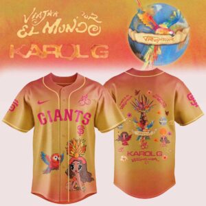 San Francisco Giants Karol G Tropitour Gold 2026 Jersey