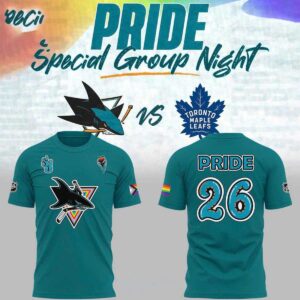 San Jose Sharks Pride Group Night 2026 Shirt Hoodie