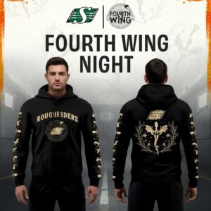 Saskatchewan Roughriders Fourth Wing Night Hoodie