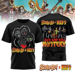 Scooby Doo KISS Rock and Roll Mystery 2026 Tee Hoodie