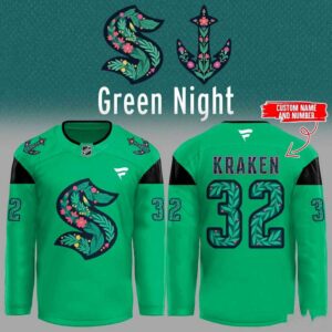 Seattle Kraken Green Light 2026 Special Hockey Jersey