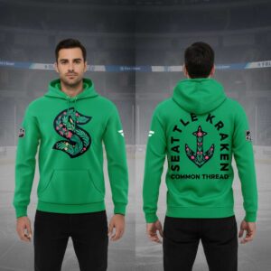 Seattle Kraken Green Night Kraken Common Thread 2026 Hoodie T Shirt Seattle Kraken Green Night Kraken Common Thread 2026 Hoodie T Shirt