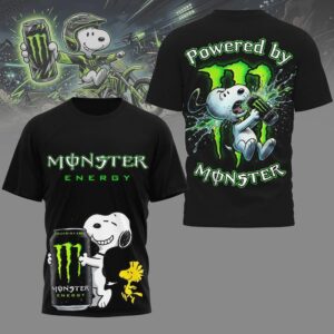 Snoopy Monster Energy Drink Motocross Tee Hoodie