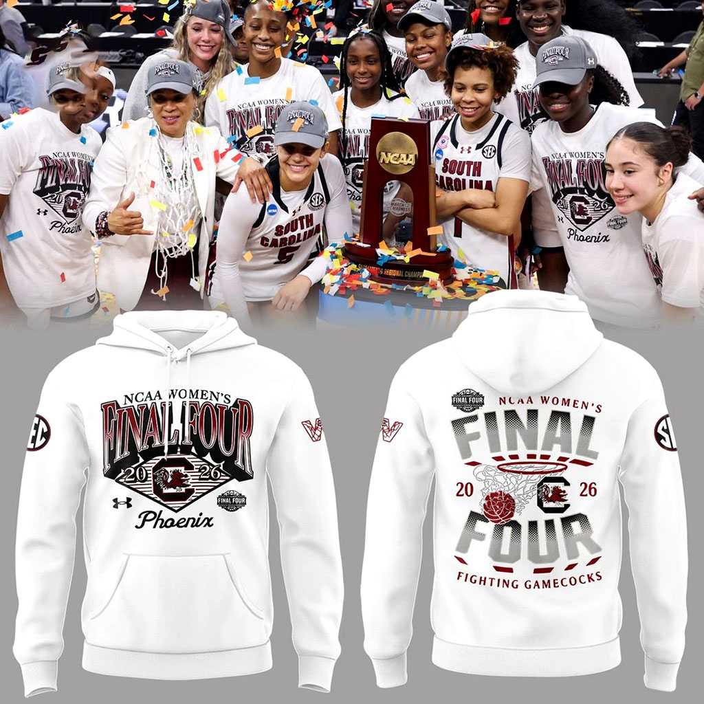 South Carolina Gamecocks 2026 WBB Final Four Hoodie South Carolina Gamecocks 2026 WBB Final Four Hoodie