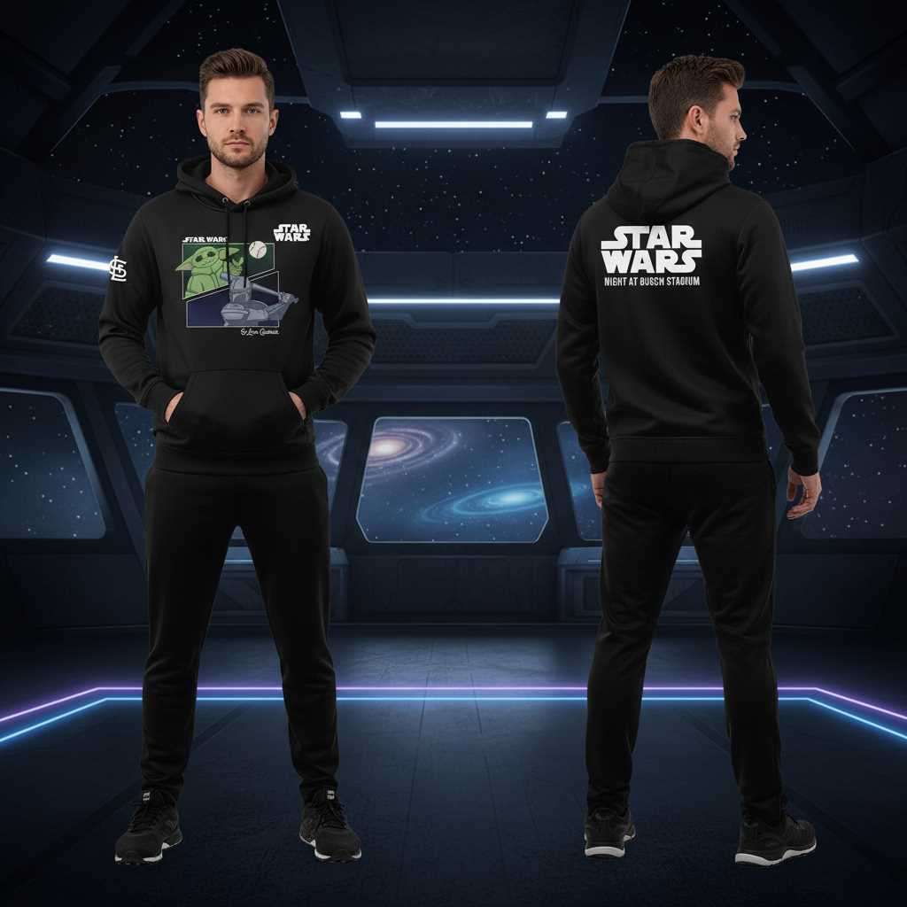 St. Louis Cardinals 2026 Star Wars Night Baby Yoda Tee Hoodie St. Louis Cardinals 2026 Star Wars Night Baby Yoda Tee Hoodie