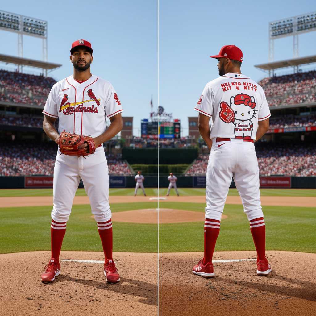 St. Louis Cardinals Hello Kitty 2026 Baseball Jersey St. Louis Cardinals Hello Kitty 2026 Baseball Jersey