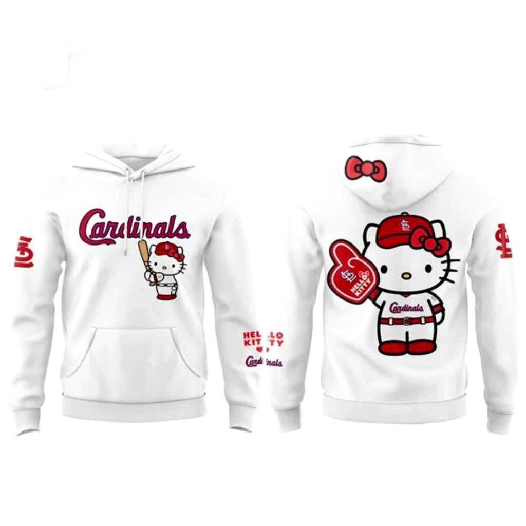 St. Louis Cardinals Hello Kitty 2026 Hoodie St. Louis Cardinals Hello Kitty 2026 Hoodie