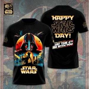 Star Wars Darth Vader Happy Star Wars Day May the 4th Be With You 3D Hoodie